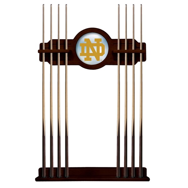 Notre Dame (ND) Cue Rack in English Tudor Finish